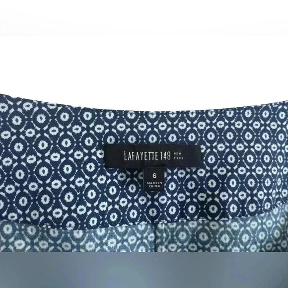 Lafayette 148 Sleeveless Peplum Collared Button Up Blouse - Picture 4 of 10